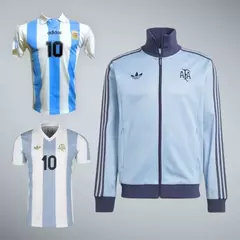 3X1 CAMPERA ADIDAS AFA 50 AÑOS + CAMISETA ANIVERSARIO + CAMISETA TITULAR 1994 - tienda online