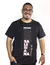 Camiseta Ondas de Identidade Preta na internet