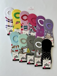Medias invisibles estampadas marca Floyd-Pack x3