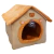Casa oso marrón peluche grande - comprar online