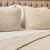 Cubre cama Springwall Dreams Jacquard de algodón Queen Natural y verde - tienda online