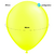 Balão Fest Ball Amarelo Neon 12 Polegadas 25 Unidades na internet