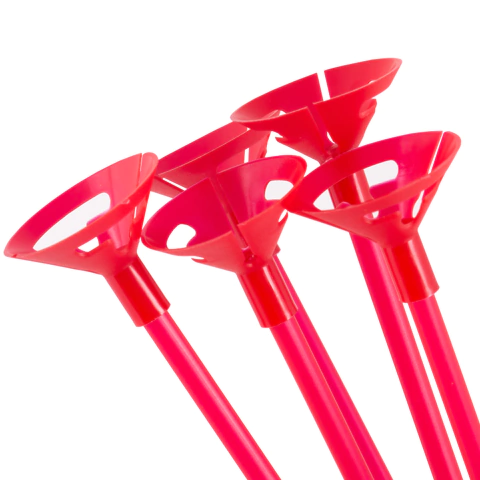 Haste Vareta Pega Balão Vermelha 30cm 10 Unidades - comprar online