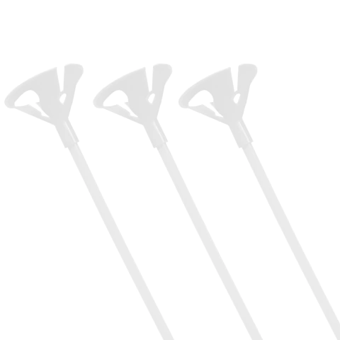 Haste Vareta Pega Balão Branca 30cm 10 Unidades - comprar online