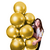 Balão Fest Ball Ouro Metalizado 16 Polegadas 12 Unidades - comprar online