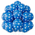 Balão Fest Ball Poá Azul Royal com Branco 9 Polegadas 25 Unidades - comprar online