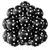 Balão Fest Ball Poá Preto com Branco 9 Polegadas 25 Unidades - comprar online