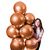 Balão Fest Ball Rose Gold Metalizado 16 Polegadas 12 Unidades - comprar online