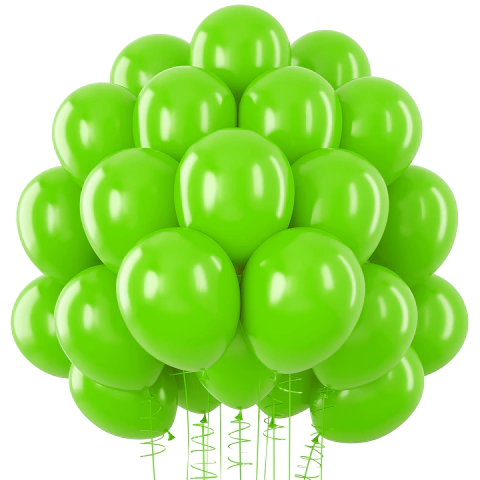 Balão Fest Ball Verde Limão 9 Polegadas 50 Unidades - comprar online