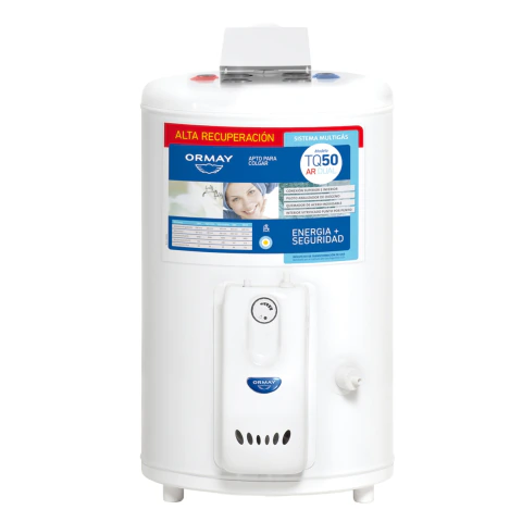 Termotanque Ormay 50L Multigas C/ Dual Alta Recuperacion TQ 50 AR DUAL