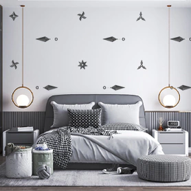 Adesivo de Parede Infantil Estrelas Ninja - comprar online
