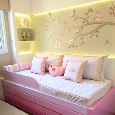 Adesivo de Parede Infantil Galho Sweet - Galho Cerejeira Sakura - comprar online