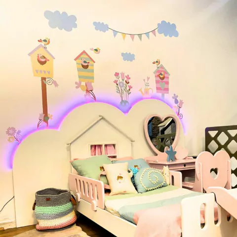 Adesivo de Parede Infantil Jardim Encantado - comprar online