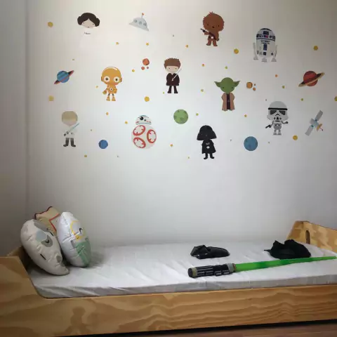 Adesivo de Parede Infantil Guerra nas Estrelas - Star Wars - comprar online