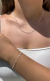 Conjunto Corações - Choker + Pulseira - Grivol Pratas