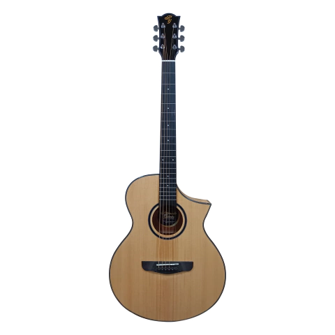 Guitarra electroacústica Rómulo García LG-750 CEQ Natural - comprar online