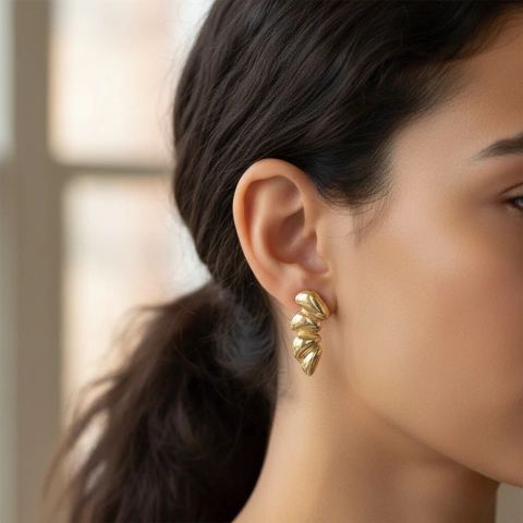 Brinco Folheado Orgânico - comprar online