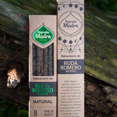 SAHUMERIOS NATURAL RUDA, ROMERO E INCIENSO - SAGRADA MADRE - Aromas & Burbujas | Perfumería, Regalería y Decoración