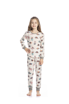 PIJAMA LONGO UNISSEX DREAMS DOGS - loja online