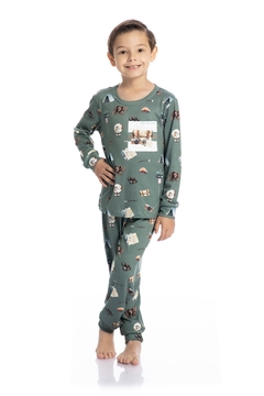 PIJAMA LONGO CAMPING - LojaRichesse