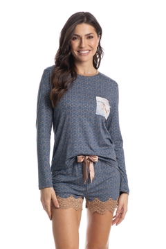 PIJAMA LIA MANGA LONGA - comprar online