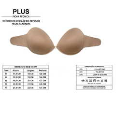 SUTIÃ ADERENTE ADESIVO PLUS SIZE - LojaRichesse