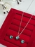Conjunto de Prata 925 Coração Verde Turmalina - comprar online