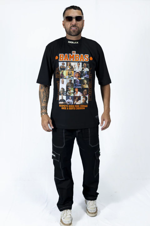 Camisa Oversized Estampa Bambas - comprar online