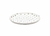 Prato Sobremesa Cerâmica 20cm Flat Samambaia Oxford - comprar online
