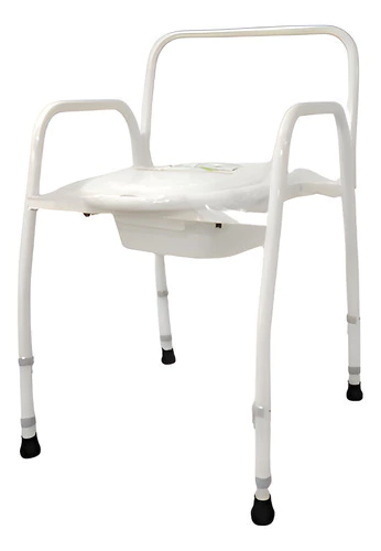 Ip23a - Inodoro Fijo Altura Regulable Y Respaldo Aluminio