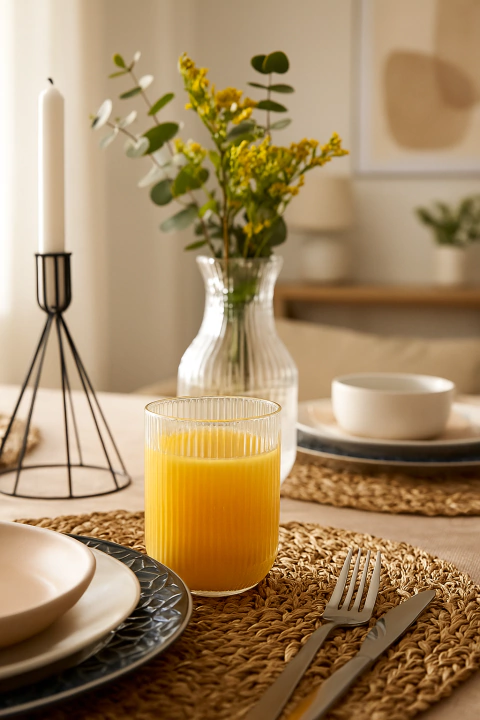 Conjunto com 6 Copos Canelados de Vidro 423ml