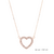 Collar Las Oreiro Corazon Rosa - comprar online