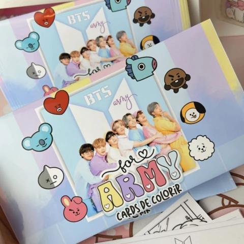 Cards para Colorir BTS - comprar online