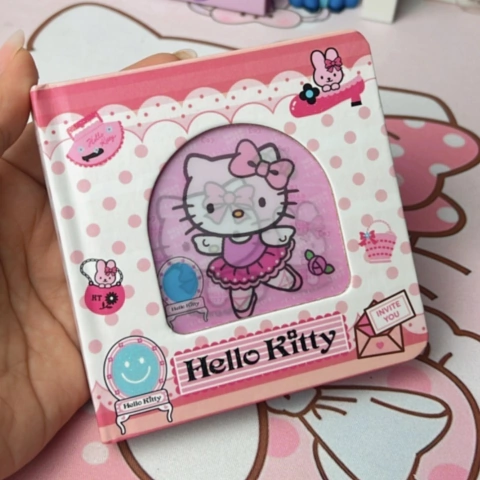 Mini Caderno 3D Hello Kitty