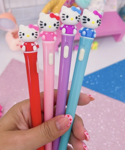 Caneta Led Hello Kitty