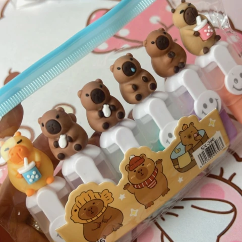 Kit de Marca Texto Capivara