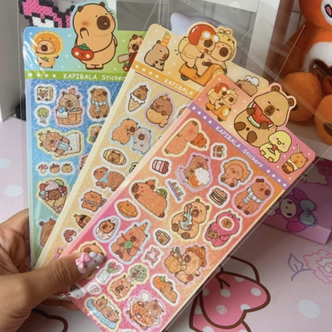 Adesivo Holográfico Capivara