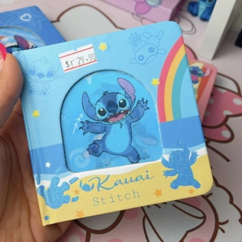 Mini Caderno 3D Stitch