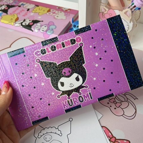 Cards para Colorir Kuromi