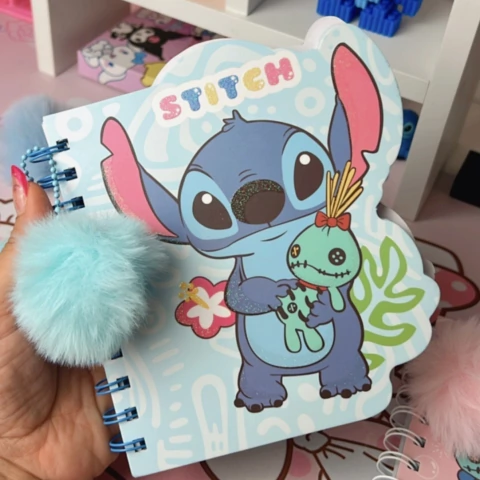 Caderno Pompom Stitch
