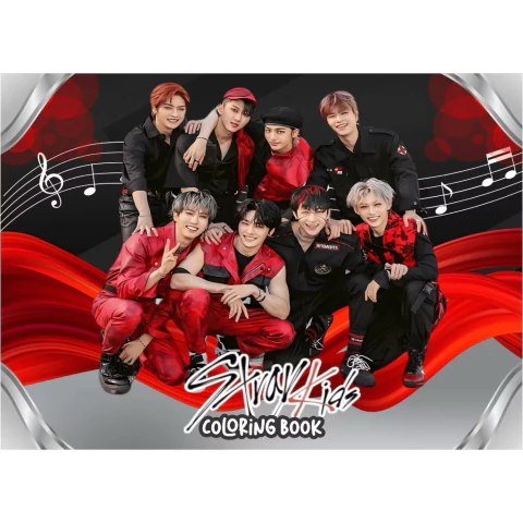 Livro de Colorir Stray Kids