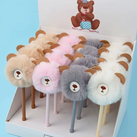 Caneta Pompom Ursinho - comprar online