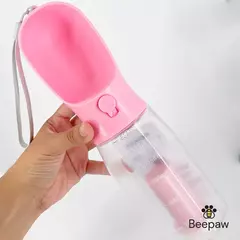 BOTELLA DISPENSADORA DE AGUA, COMIDA Y BOLSAS BEEPAW