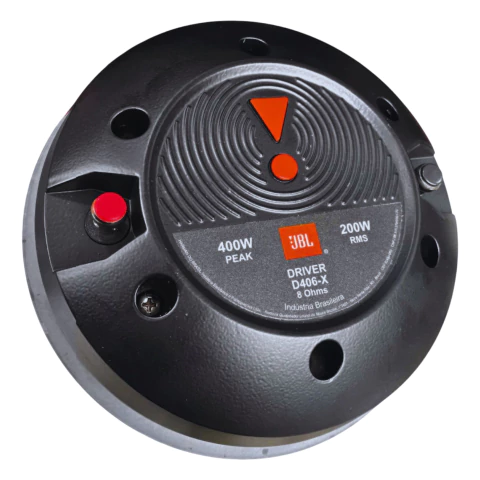 Driver JBL D406-X 200W RMS 8 Ohms Preto Alta Potência
