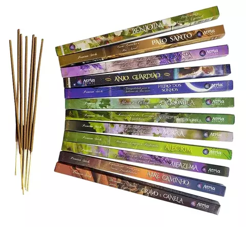 Incenso Vareta Atria - 8 Varetas - Proteção e Limpeza Espiritual - comprar online