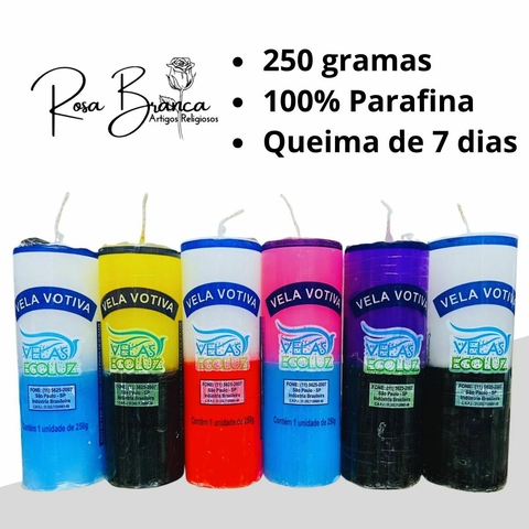 Vela 7 Dias - Bicolor - Unidade - comprar online