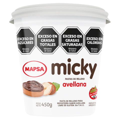 Pasta Untable Micky Avellana 450 g - comprar online