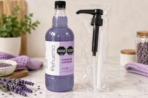 Syrup lavanda 1 Litro con dosificador
