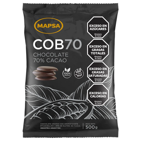 Cobertura de Chocolate Mapsa COB70 70% 500 g - comprar online
