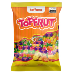 BALA TOFFANO MACIA MASTIGÁVEL SORTIDA PACOTE 600GR